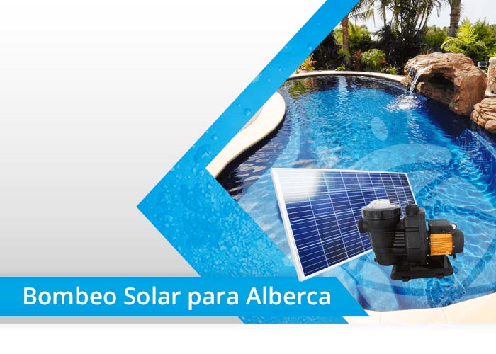 Bombeo de agua solar, con la bomba que ya tenes