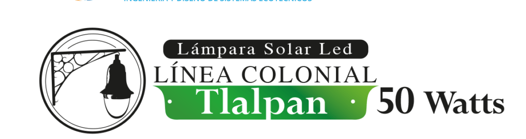 Luminaria solar colonial Tlalpan 3 lampara solares coloniales
