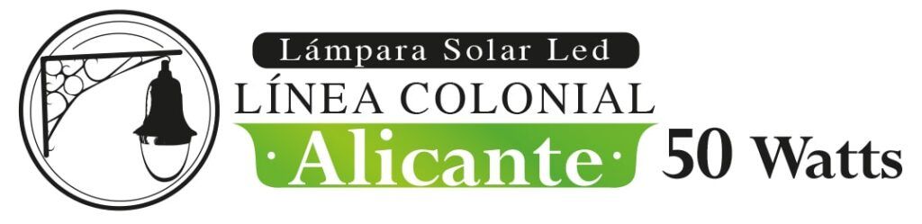 lámparas solares línea colonial modelo alicante - indisect