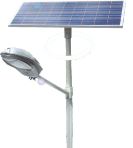 lámpara solar smart con panel orientable 24w