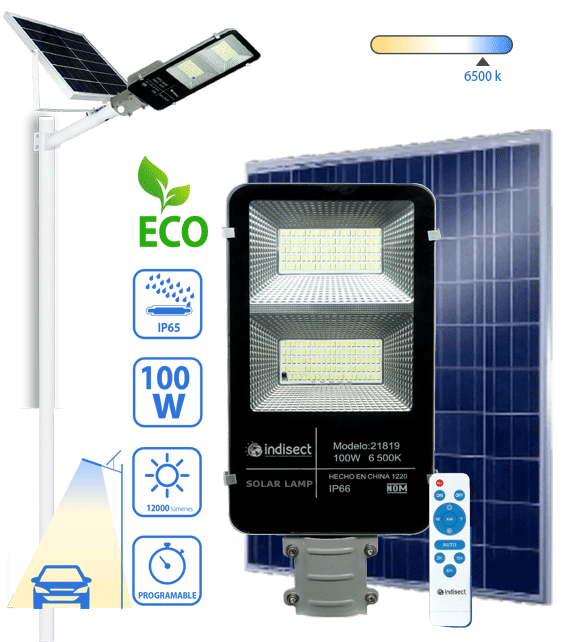 lamparas solares para exteriores economicas - INDISECT