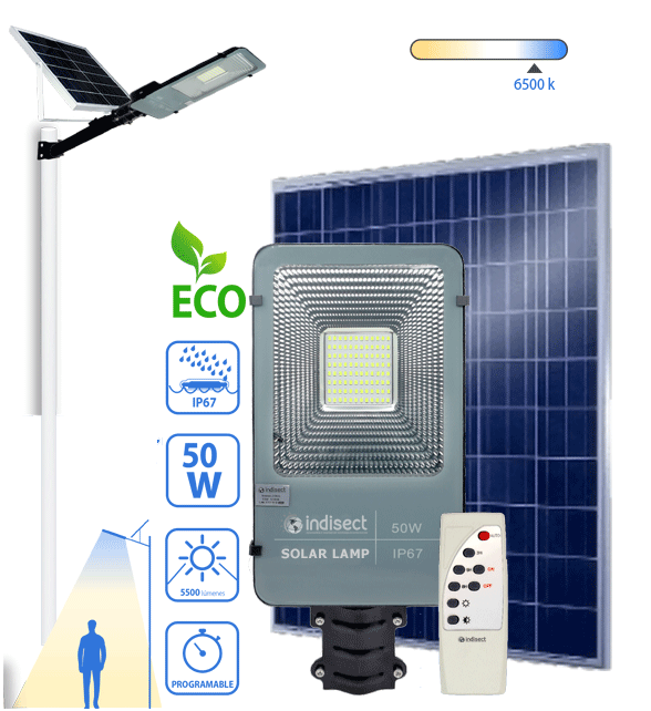 lamparas solares economicas-50w