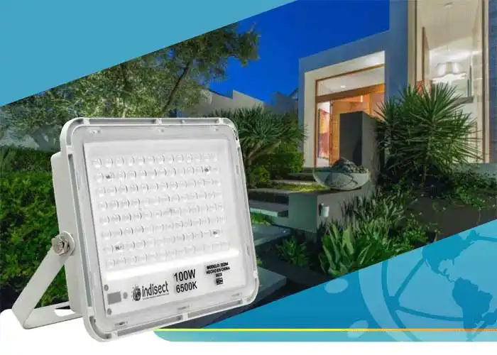 lampara con panel solar-indisect