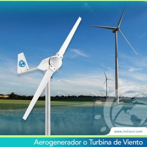 Aerogenerador equipos con energía solar en México - indisect