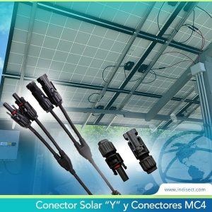 Conectores MC4 equipos con energía solar en México - indisect
