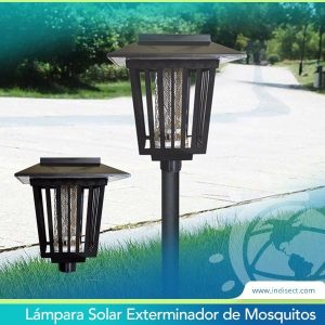 Lámpara solar exterminador de mosquitos equipos con energía solar en México - indisect