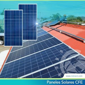 paneles solares equipos con energía solar en México - indisect