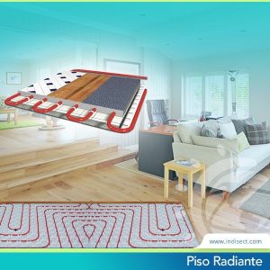 piso radiante equipos con energía solar en México - indisect